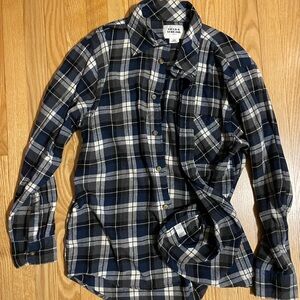 Field & Stream Navy and Charcoal Plaid Men's Shirt
